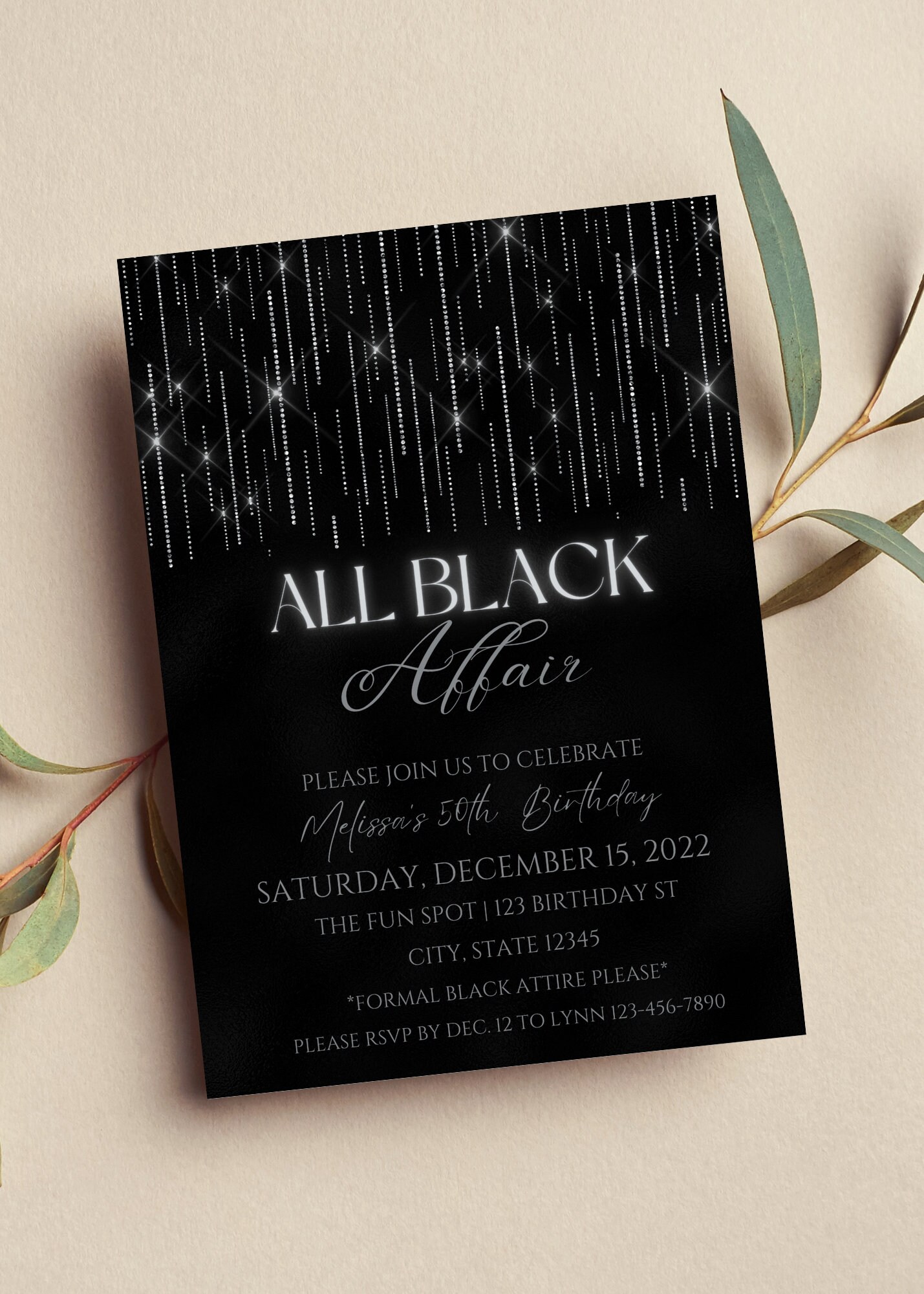 all-black-attire-invitation-wording