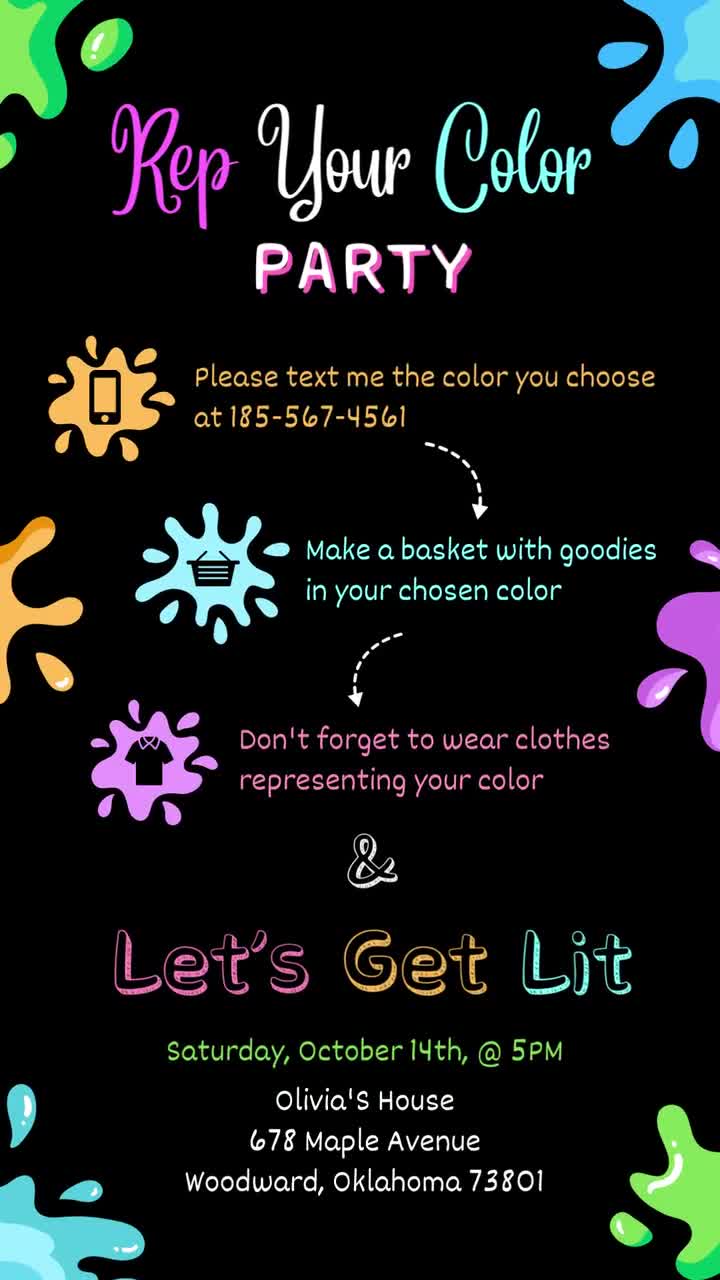 color-theme-party-invitation-wording