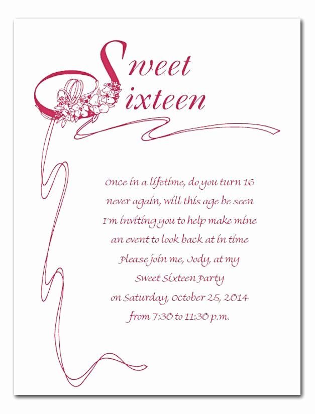 wording-for-sweet-16-birthday-invitation