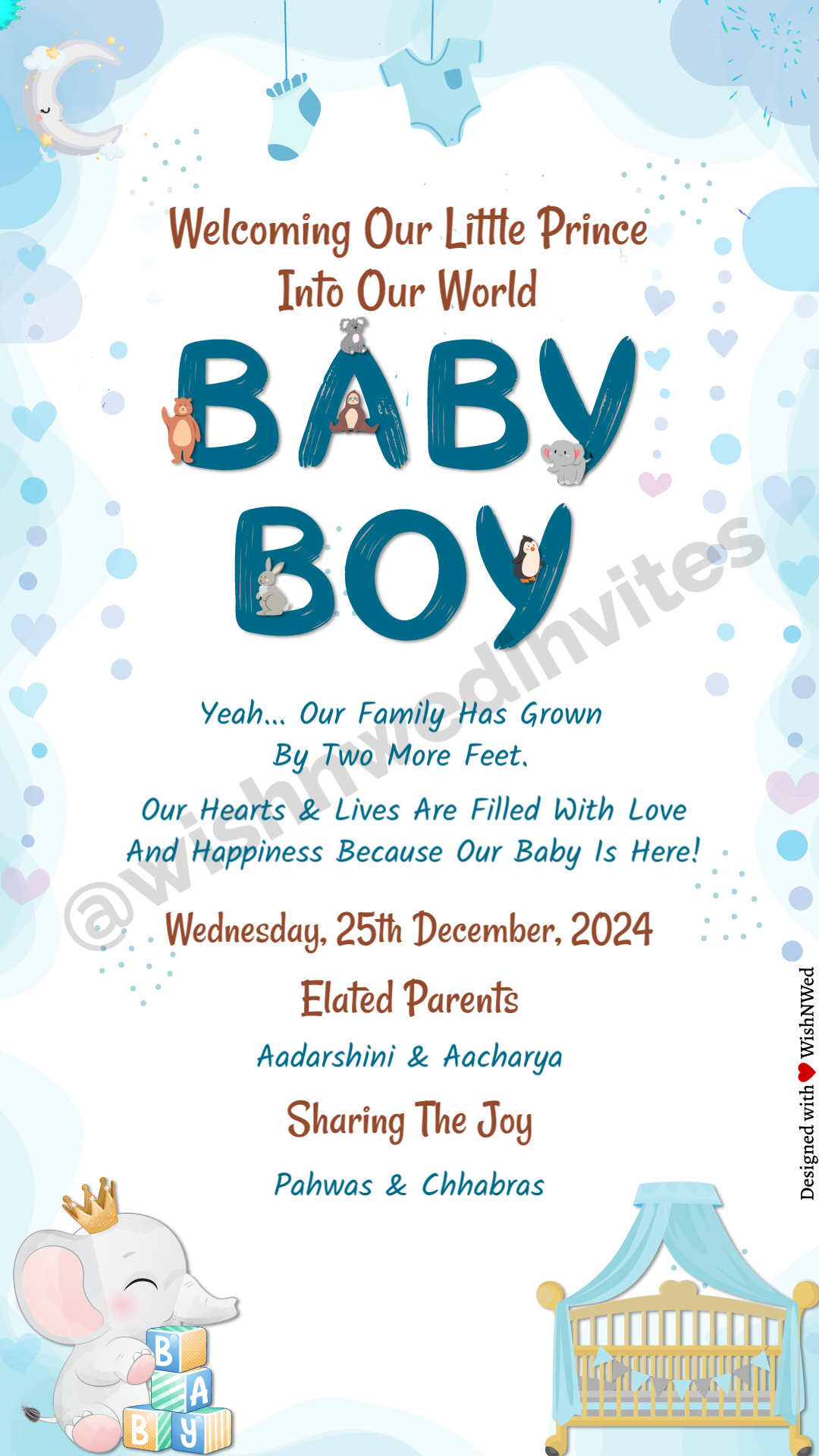 birth-announcement-wording-baby-boy
