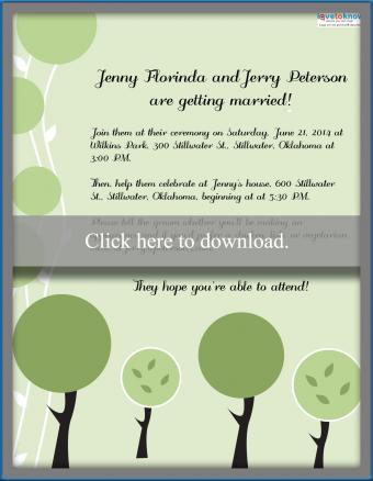 outside-casual-wedding-announcement-wording