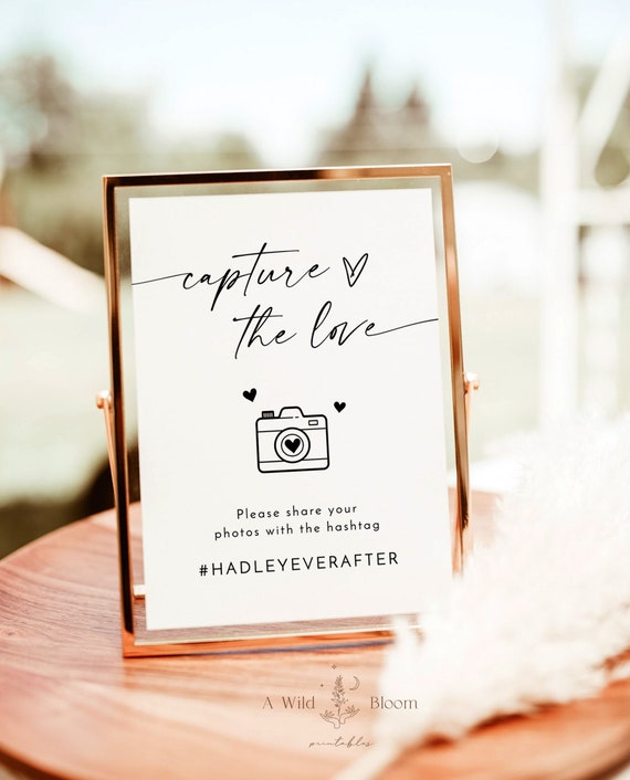 wedding-program-wording-hashtag-announcement