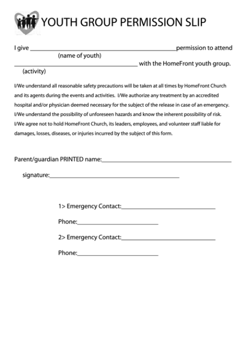 Editable Sleepover Permission Slip Template Excel