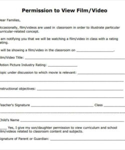 Free Editable Carnival Permission Slip Template Pdf