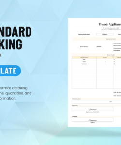 Free Editable Order Packing Slip Template Excel Sample
