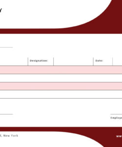 Printable Fair Work Pay Slip Template  Sample