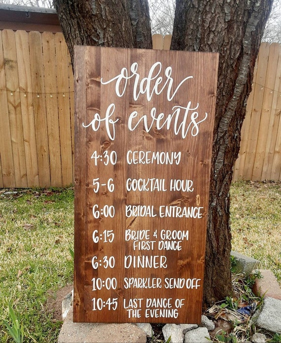 ceremony-wording-for-order-of-events-of-evening